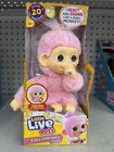 New Little Live Pets Interactive My Baby Monkey Mini Pink Luna Lemon 20  Sounds