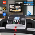 Serenelife Folding Treadmill Motorized Running Machine 3  lcd Display Slftrd26bt