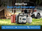 4kw Dual Fuel Inverter Generator  Quiet Portable Gasoline   Lpg For Home