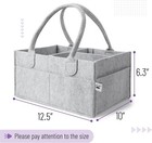 Baby Diaper Caddy Organizer Portable Nursery Storage Basket Changing Supplies