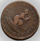 1838 Hard Times Token - Am I Not A Woman   A Sister
