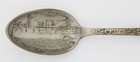 Antique Uss Maine Battleship Captain Sigsbee Souvenir Spoon Crown Silverplate Co