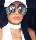 Oversized Huge Metal Super Rock Star Aviator Xxl Large Fashion Sunglasses 3210