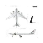 Model Airplane Tu-95 Bear 1 200 Metal Bomber
