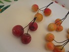 6 Clusters Of Cherries         18 Total Cherries     buy  It Now