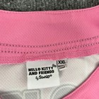 Sanrio Hello Kitty And Friends Pink Pinstripe Baseball Jersey Xxl