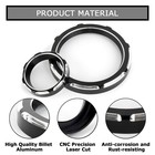 Instrument Board Gauge Bezel Kit Trim For Harley Touring Road Glide 1996-2013