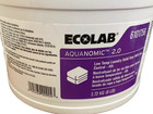 2 Pack ecolab 6101758 Aquanomic 2 0 Low Temp Laundry Solid  6 Lb Each