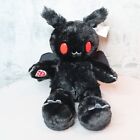 Build A Bear Workshop Mothman Plush Loveable Legends Series Black Toy 2024 Box