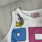 Rare Vintage 80   s Bell Charms Toddler Tank Top 3t  Little Lady  pet Zoo  Usa K1