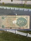 1866 50 Cents Us Fractional Currency Note - 4th Issue