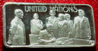United Nations Bar-american Greatest Events Set 1 Oz  999 Silver-hamilton Mint