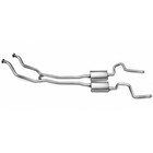 Dual Exhaust 2  System Full Kit Standard H-pipe For Mustang 289 302 V8 1965-1970