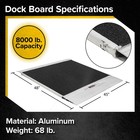 48  X 45  Shipping Container Ramp For 4 5  To 8  Lip  8 000 Lb Capacity  Hd Ram