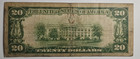 1928  20 Twenty Dollar Gold Certificate Note Woods   Mellon  Serial A01526175a