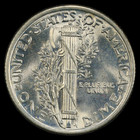 1936 Mercury Silver Dime 10c - Pcgs Ms65 - 0287