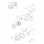 7pcs Thermostat Housing Gasket Seal O-ring For Porsche Cayenne 4 8t 2011-2017