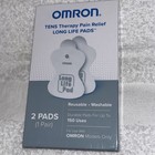 Omron Tens Therapy Pain Relief Long Life Pads 2 Reusable   Washable New