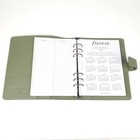 Filofax Camden Organizer Faux Leather Personal Olive Khaki Green