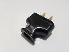 New Vintage Black Antique Style Electrical Plug For Cloth Covered Wire Lamp Cord