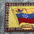 Vintage Circa 1910 s Venezuela Flag Tobacco Felt Flannel Cigar Cigarette Premium