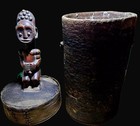 Antique Vintage Authentic 1800s Real African Zulu Knobkerrie Ebony Wood War Club