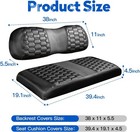 Nokins Golf Cart Seat Covers Kit  Fits Club Car Ds 2000 5-up Standard Front Seat