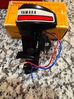 Vintage Yamaha 55 Black Outboard Toy Battery  Op W  Original Box
