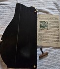 Bergfee Vintage Zither Musical Instrument With Sheet Music And Tuning Key