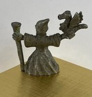 Spoontiques Pewter Wizard Dragon Familiar Jewel Diorama Mini Mythical Figurine