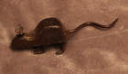 Antique Vintage Style Metal Cast Iron Mouse Rat 4 25   Long