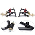 Front Control Arm Suspension Kit Upper Lower Swingarm For Quad Bike Atv Go Kart