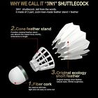 12 Pcs Spphoneix 910 Badminton Shuttlecocks Goose Feather Durable Badminton Ball