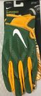 Nike Superbad 4 5 Adult Padded Football Gloves  Nfl Green Bay Packers  Nwt