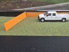 1 87 Scale Construction Fence 180 Feet  6 30  Sections  In Orange