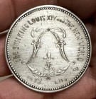 Modern Louis Xiv Commemorative Medal The Sun King And The New World 39mm Medal