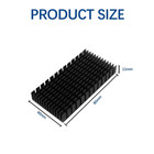 4pcs Heatsink 80 X 40 X 11mm Black Aluminum Heat Sink Radiator Cooler
