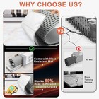 Extra Large Warming Mat For Food With Heat Resistant Pad  Prevent Countertop