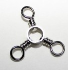 20 Pcs High Carbon Steel Three-way Fishing Barrel Swivel