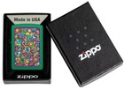 Zippo Trippy Design Grass Green Matte 48957