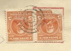 Costa Rica Registered Postal Envelope Hg c1 Uprated Sc 71 x2-corner Fault 