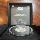 2017  5 Niue 2 Oz Silver Star Wars Darth Vader Ultra High Relief W coa