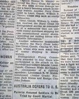 Doris  dorie  Miller 1st African American Navy Cross Pearl Harbor 1942 Newspaper
