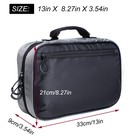 Soft Plastic Bait Binder - 6 Pocket Water-resistant Organizer For Tackle  black 
