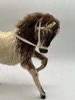 Antique Victorian Toy Horse Real Fur Hair Hide Glass Eyes Brown cream Taxidermy