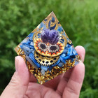 Amethyst Crystal Sphere Orgonite Pyramid Obsidian Chakra Energy Orgone Stone Usa