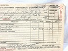 1933 Receipt For Wholesale Delivery Of Diamond Gasoline  17 5 Cents Per Gallon 