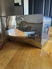 Vintage 1950   s Mcm Retro Chrome Stainless Bread Cutting Board Box 1f