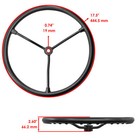 Caltric Steering Wheel For Massey Ferguson 135 35 50 65 Te20 To20 To30 To35