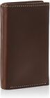Timberland Men s Hunter Trifold Leather Wallet Brown